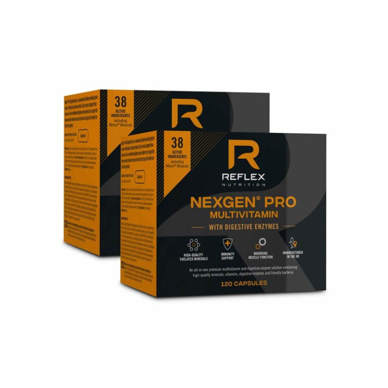 Multivitamin Nexgen nutrition reflex + digestive enzymes 120 capsules tobolek njlepsi vitamin intelligent food jidlo ze superpotravin ifood superfood